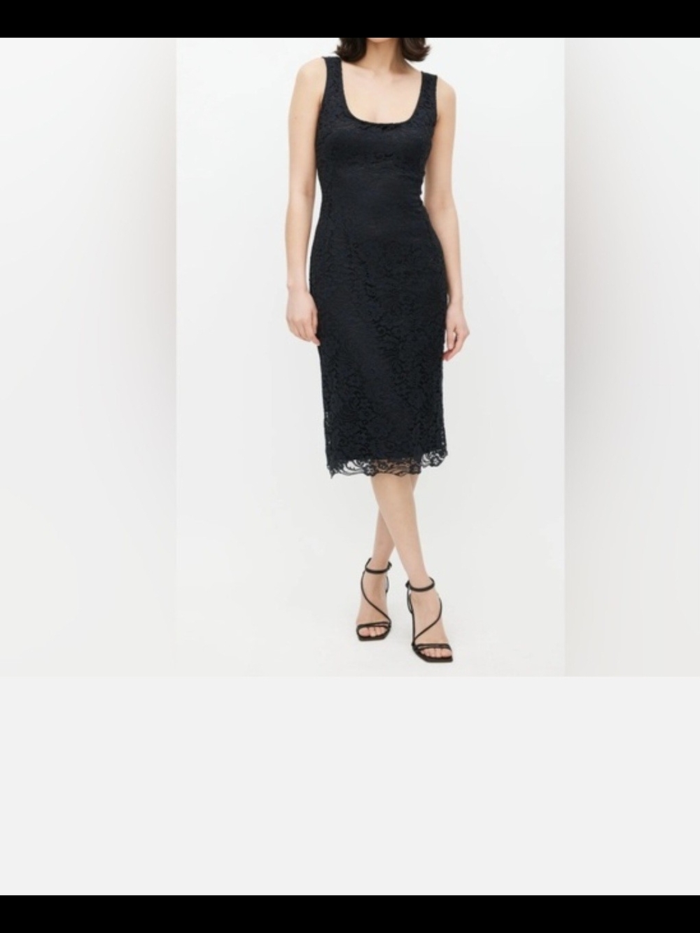 Dolce & Gabbana Black Lace Cocktail Dress